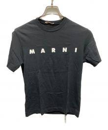 MARNI（マルニ）の古着「ロゴ半袖 Tシャツ」｜ブラック