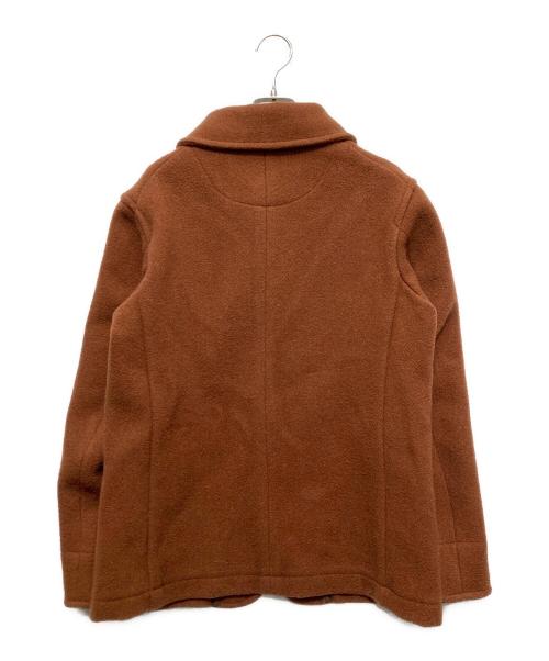 DANTON（ダントン）DANTON (ダントン) ウールモッサ シングルジャケット ブラウン サイズ:38の古着・服飾アイテム