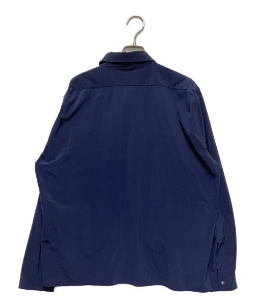 YAECA（ヤエカ）YAECA (ヤエカ) Comfort Shirt relax Square ネイビー サイズ:Mの古着・服飾アイテム