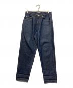 AURALEEオーラリー）の古着「HARD TWIST DENIM WIDE PANTS」｜ネイビー