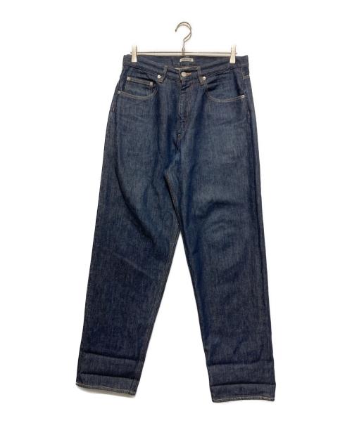 AURALEE（オーラリー）AURALEE (オーラリー) HARD TWIST DENIM WIDE PANTS ネイビー サイズ:32の古着・服飾アイテム