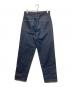 AURALEE (オーラリー) HARD TWIST DENIM WIDE PANTS ネイビー サイズ:32：17000円