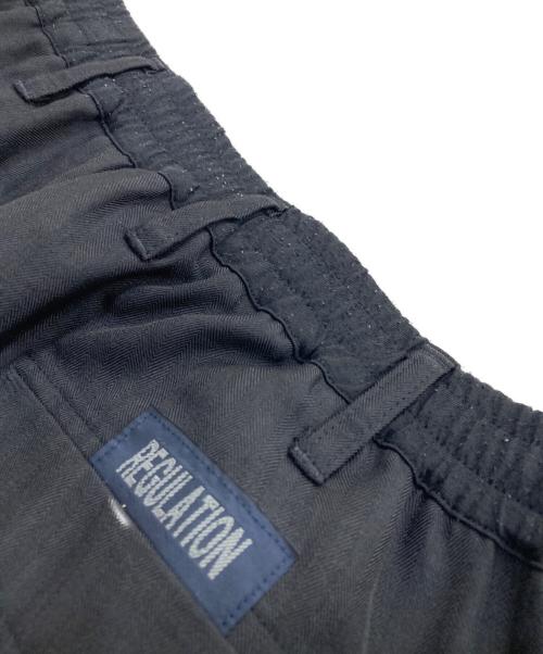 YOHJI YAMAMOTO（ヨウジヤマモト）YOHJI YAMAMOTO (ヨウジヤマモト) PA-ポリエステルヘリンボンS-ヒモパンツ サイズ:3の古着・服飾アイテム