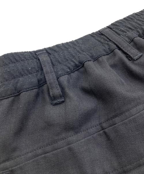 YOHJI YAMAMOTO（ヨウジヤマモト）YOHJI YAMAMOTO (ヨウジヤマモト) PA-ポリエステルヘリンボンS-ヒモパンツ サイズ:3の古着・服飾アイテム