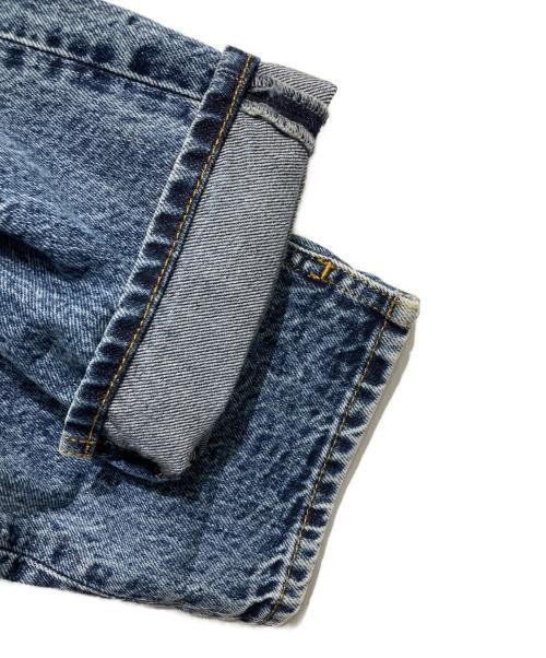 Maison Margiela（メゾンマルジェラ）Maison Margiela (メゾンマルジェラ) ベルテッドデニムパンツ ネイビー サイズ:42の古着・服飾アイテム