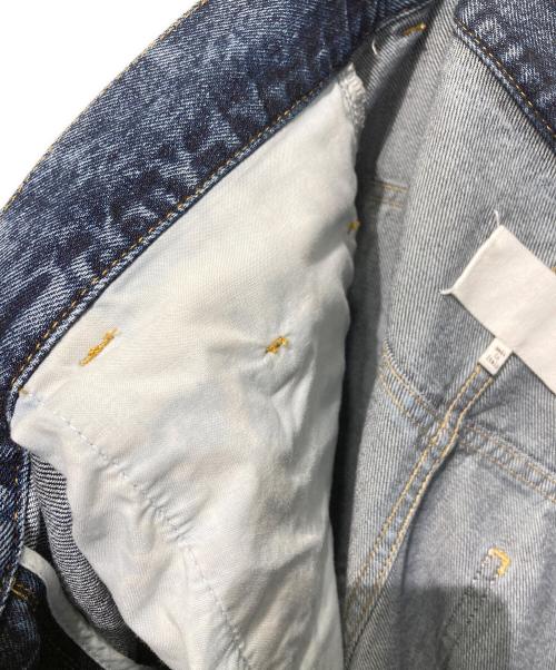 Maison Margiela（メゾンマルジェラ）Maison Margiela (メゾンマルジェラ) ベルテッドデニムパンツ ネイビー サイズ:42の古着・服飾アイテム