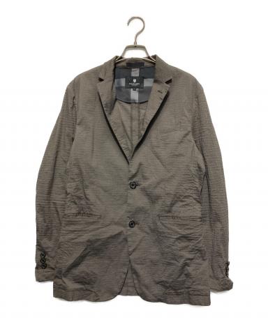 【美品】ブラックレーベルクレストブリッジ アンコンジャケット シアサッカー 中古・古着通販】BLACK LABEL CRESTBRIDGE (ブラックレーベル クレスト