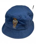 POLO RALPH LAURENポロ・ラルフローレン）の古着「ポロベアバケットハット」｜ブルー