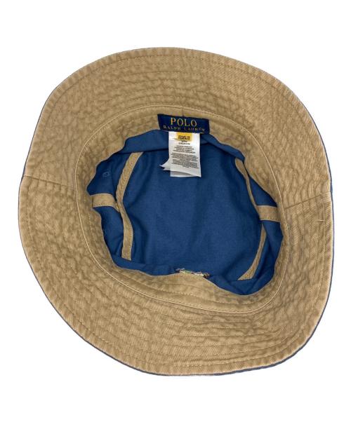 POLO RALPH LAUREN（ポロ・ラルフローレン）POLO RALPH LAUREN (ポロ・ラルフローレン) ポロベアバケットハット ブルーの古着・服飾アイテム