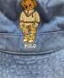 中古・古着 POLO RALPH LAUREN (ポロ・ラルフローレン) ポロベアバケットハット ブルー：4000円