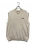 CARHARTT WIP（カーハート ワーク イン プログレス）の古着「SCRIPT KNIT VEST」｜アイボリー