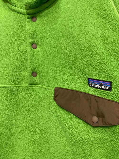 Patagonia（パタゴニア）Patagonia (パタゴニア) Synchilla Snap-T/シンチラ スナップT グリーン サイズ:Mの古着・服飾アイテム