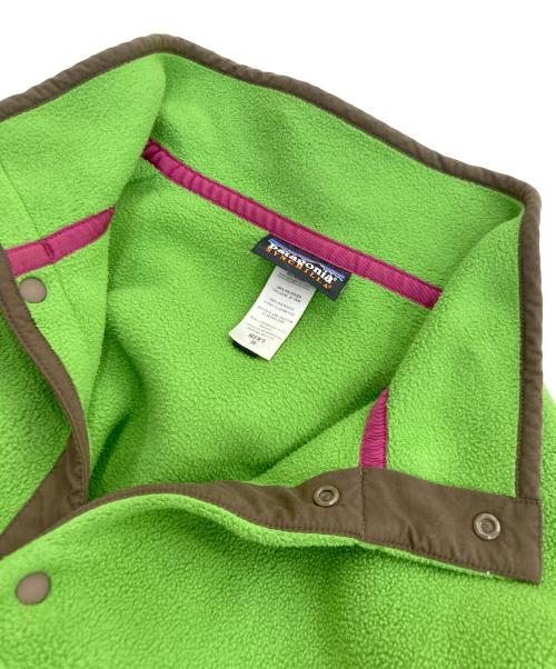 Patagonia（パタゴニア）Patagonia (パタゴニア) Synchilla Snap-T/シンチラ スナップT グリーン サイズ:Mの古着・服飾アイテム