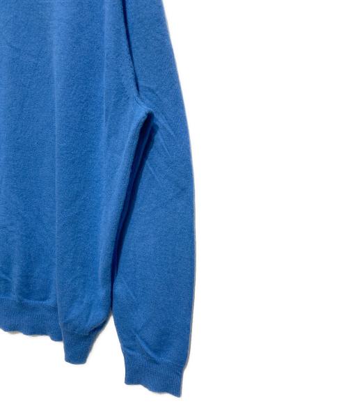 BOSS HUGO BOSS（ボス ヒューゴボス）BOSS HUGO BOSS (ボス ヒューゴボス) カシミヤニット ブルー サイズ:Lの古着・服飾アイテム