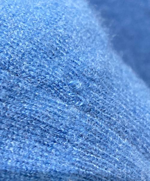 BOSS HUGO BOSS（ボス ヒューゴボス）BOSS HUGO BOSS (ボス ヒューゴボス) カシミヤニット ブルー サイズ:Lの古着・服飾アイテム