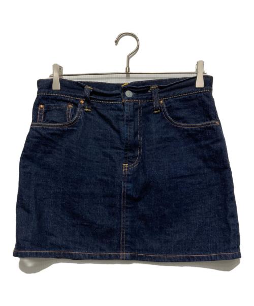 EVISU DONNA（エヴィスドンナ）EVISU DONNA (エヴィスドンナ) カモメデニムミニスカート ネイビー サイズ:2の古着・服飾アイテム