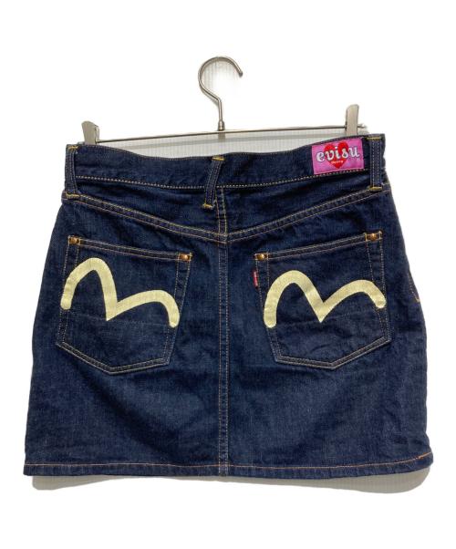 EVISU DONNA（エヴィスドンナ）EVISU DONNA (エヴィスドンナ) カモメデニムミニスカート ネイビー サイズ:2の古着・服飾アイテム
