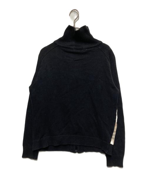 BURBERRY BLACK LABEL（バーバリーブラックレーベル）BURBERRY BLACK LABEL (バーバリーブラックレーベル) ノヴァチェックニットジャケット ブラック サイズ:3の古着・服飾アイテム