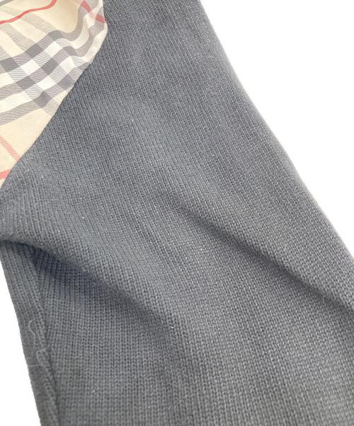 BURBERRY BLACK LABEL（バーバリーブラックレーベル）BURBERRY BLACK LABEL (バーバリーブラックレーベル) ノヴァチェックニットジャケット ブラック サイズ:3の古着・服飾アイテム