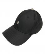 A BATHING APEアベイシングエイプ）の古着「BAPE BLACK BASEBALL CAP/べイプ ブラック ベースボールキャップ」｜ブラック