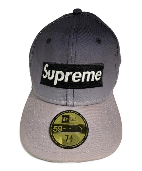 SUPREME（シュプリーム）Supreme (シュプリーム) New Era (ニューエラ) Gradient Box Logo/グラディエント ボックス ロゴ キャップ グレーの古着・服飾アイテム
