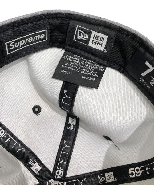 SUPREME（シュプリーム）Supreme (シュプリーム) New Era (ニューエラ) Gradient Box Logo/グラディエント ボックス ロゴ キャップ グレーの古着・服飾アイテム
