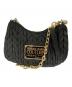 VERSACE JEANS COUTURE（ヴェルサーチ ジーンズクチュール）の古着「マテラッセ ショルダーバッグ」｜ブラック
