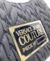中古・古着 VERSACE JEANS COUTURE (ヴェルサーチ ジーンズクチュール) マテラッセ ショルダーバッグ ブラック：12000円