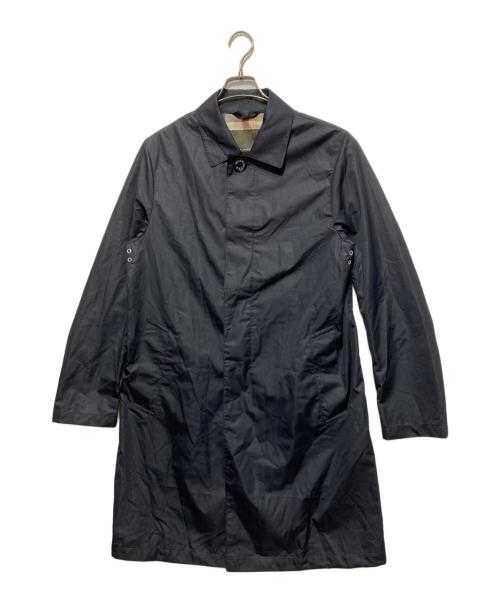 MACKINTOSH LONDON（マッキントッシュ ロンドン）MACKINTOSH LONDON (マッキントッシュ ロンドン) ナイロンステンカラーコート ブラック サイズ:40の古着・服飾アイテム