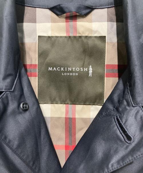 MACKINTOSH LONDON（マッキントッシュ ロンドン）MACKINTOSH LONDON (マッキントッシュ ロンドン) ナイロンステンカラーコート ブラック サイズ:40の古着・服飾アイテム