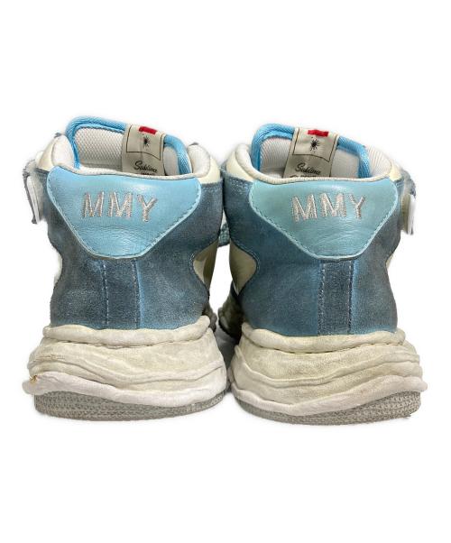 MIHARA YASUHIRO（ミハラヤスヒロ）MIHARA YASUHIRO (ミハラヤスヒロ) WAYNE OG Sole DR Leather High-top Sneaker スカイブルー サイズ:42の古着・服飾アイテム