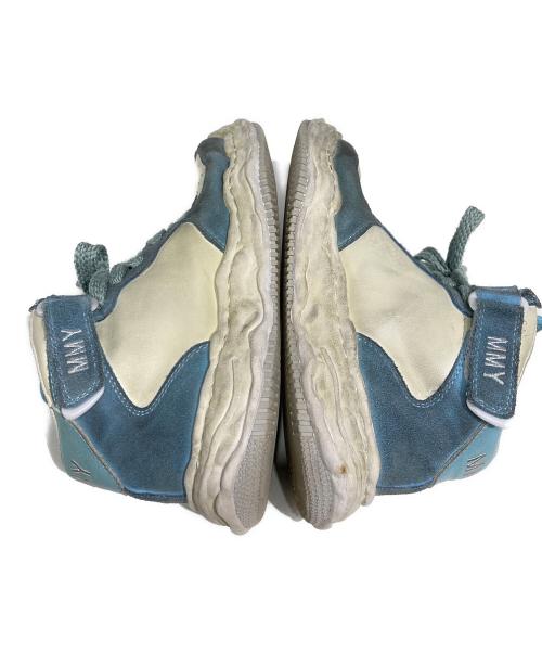 MIHARA YASUHIRO（ミハラヤスヒロ）MIHARA YASUHIRO (ミハラヤスヒロ) WAYNE OG Sole DR Leather High-top Sneaker スカイブルー サイズ:42の古着・服飾アイテム