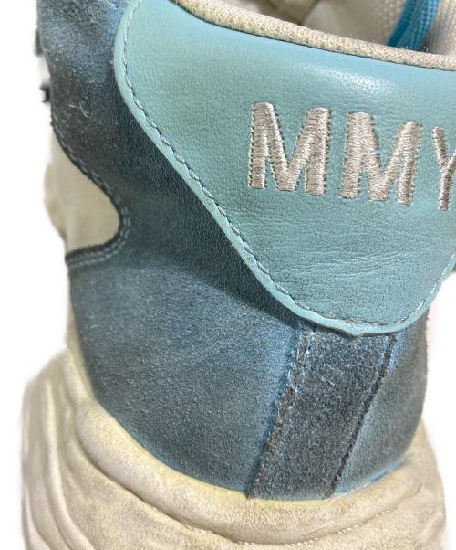 MIHARA YASUHIRO（ミハラヤスヒロ）MIHARA YASUHIRO (ミハラヤスヒロ) WAYNE OG Sole DR Leather High-top Sneaker スカイブルー サイズ:42の古着・服飾アイテム