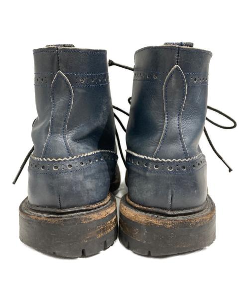 Tricker's（トリッカーズ）Tricker's (トリッカーズ) メダリオンカントリーブーツ ネイビー サイズ:8の古着・服飾アイテム