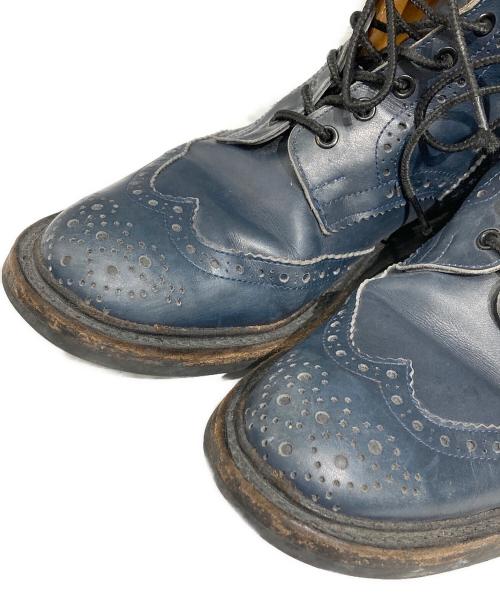 Tricker's（トリッカーズ）Tricker's (トリッカーズ) メダリオンカントリーブーツ ネイビー サイズ:8の古着・服飾アイテム