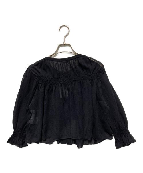 TO BE CHIC（トゥービーシック）TO BE CHIC (トゥービーシック) シャーリングショート ボレロ ブラック サイズ:42 未使用品の古着・服飾アイテム