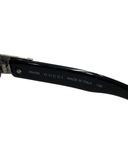 GUCCI（グッチ）GUCCI (グッチ) サングラス ブラック サイズ:55□20の古着・服飾アイテム