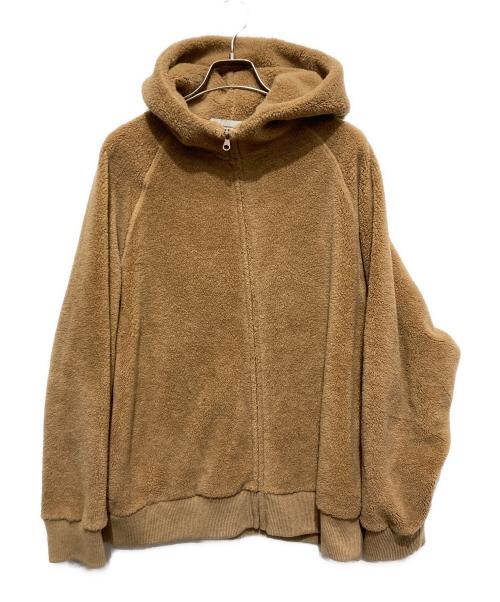 Graphpaper（グラフペーパー）Graphpaper (グラフペーパー) Wool Boa Zip Parka/ウールボアジップパーカー ブラウン サイズ:1の古着・服飾アイテム