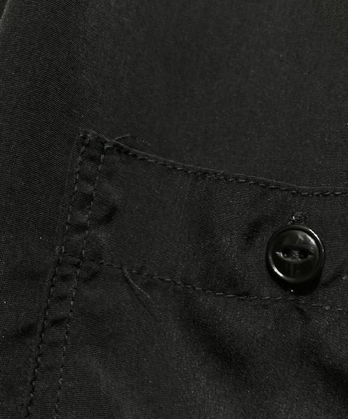 Needles（ニードルズ）Needles (ニードルズ) S/S Work Shirt-Poly/ワーク シャツ-ポリ ブラック サイズ:Mの古着・服飾アイテム