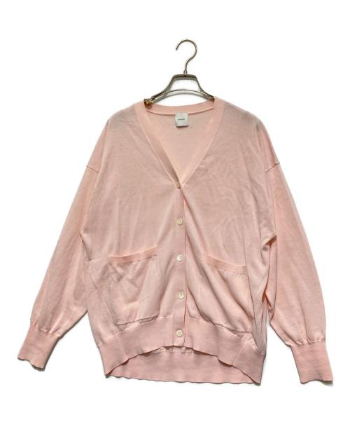 Spick and Span（スピック＆スパン）Spick and Span (スピック＆スパン) 25SS コットンハイゲージカーディガン ピンク サイズ:Freeの古着・服飾アイテム