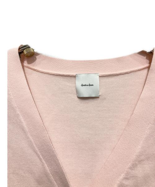 Spick and Span（スピック＆スパン）Spick and Span (スピック＆スパン) 25SS コットンハイゲージカーディガン ピンク サイズ:Freeの古着・服飾アイテム