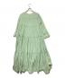 ne quittez pas (ヌキテパ) Cotton Voile Tiered Maxi Dress 黄緑 サイズ:Free：8000円