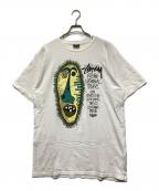 stussyステューシー）の古着「ゾウリムシTシャツ」｜ホワイト