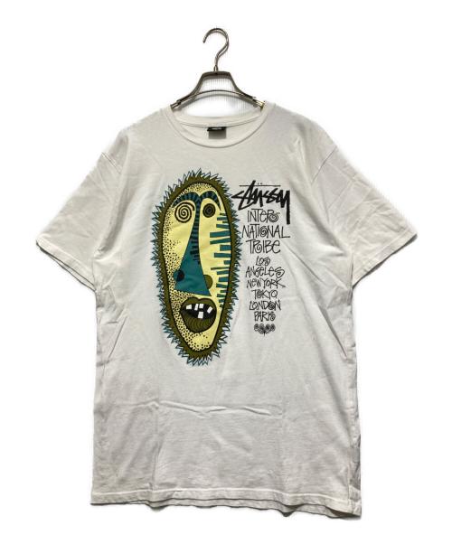 stussy（ステューシー）stussy (ステューシー) ゾウリムシTシャツ ホワイト サイズ:XLの古着・服飾アイテム