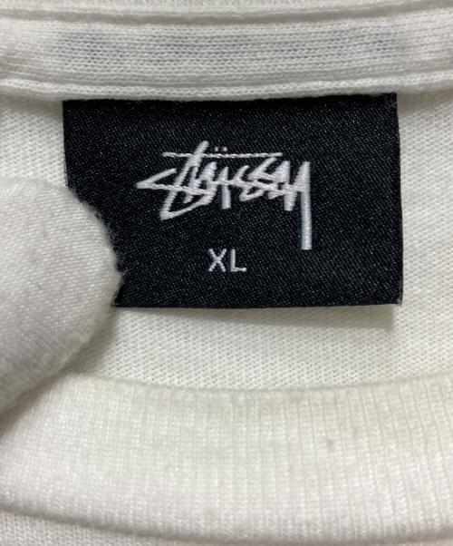 stussy（ステューシー）stussy (ステューシー) ゾウリムシTシャツ ホワイト サイズ:XLの古着・服飾アイテム