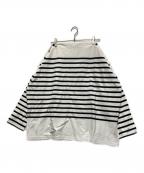 HYKEハイク）の古着「26SS BASQUE INSPIRED SKIRT」｜ホワイト×ブラック
