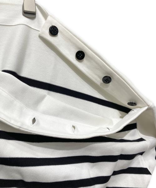 HYKE（ハイク）HYKE (ハイク) 26SS BASQUE INSPIRED SKIRT ホワイト×ブラック サイズ:Lの古着・服飾アイテム
