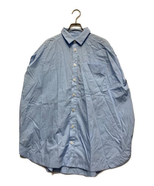 ENFOLD（エンフォルド）ENFOLD (エンフォルド) CIRCLE SLEEVELESS-SHIRT スカイブルー サイズ:38の古着・服飾アイテム