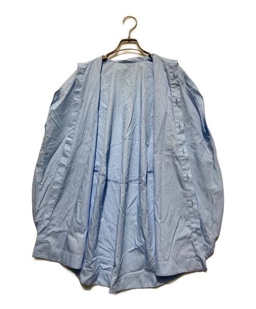 ENFOLD（エンフォルド）ENFOLD (エンフォルド) CIRCLE SLEEVELESS-SHIRT スカイブルー サイズ:38の古着・服飾アイテム