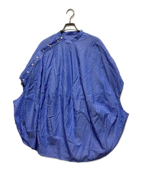 ENFOLD（エンフォルド）ENFOLD (エンフォルド) GLOBE PULLOVER ブルー×ホワイト サイズ:38の古着・服飾アイテム